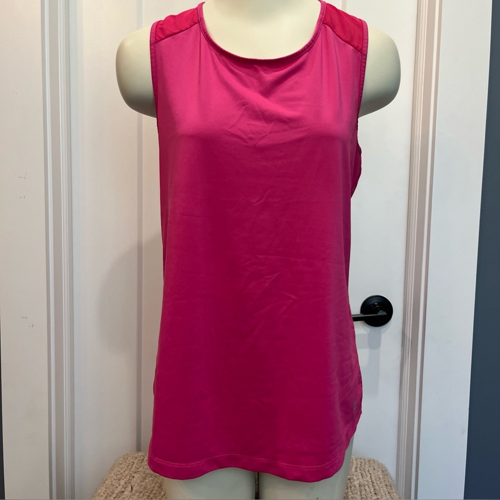 VINEYARD VINES Women’s Performance Tank Hot Pink Mesh‎ Back Detail Size Small